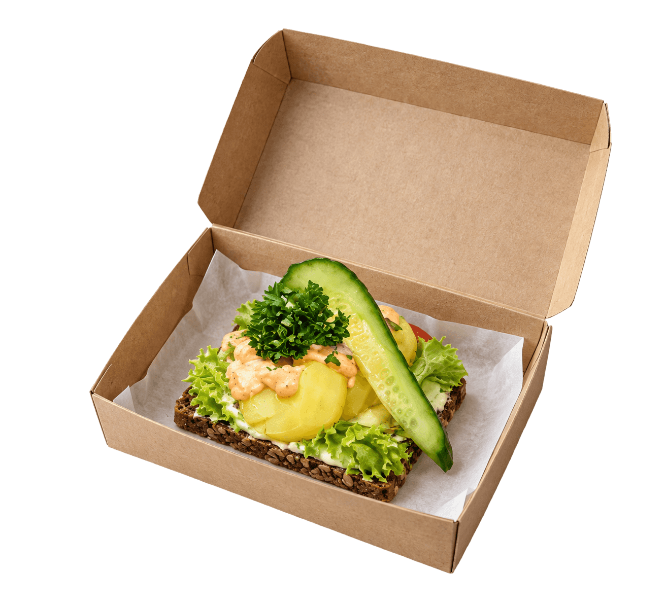 Smørrebrød m. Kartoffel