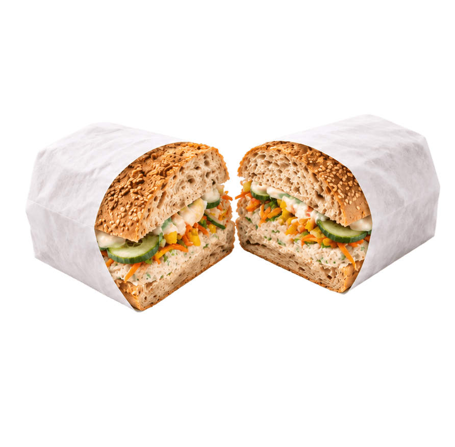 Sandwich m. Tun mousse 