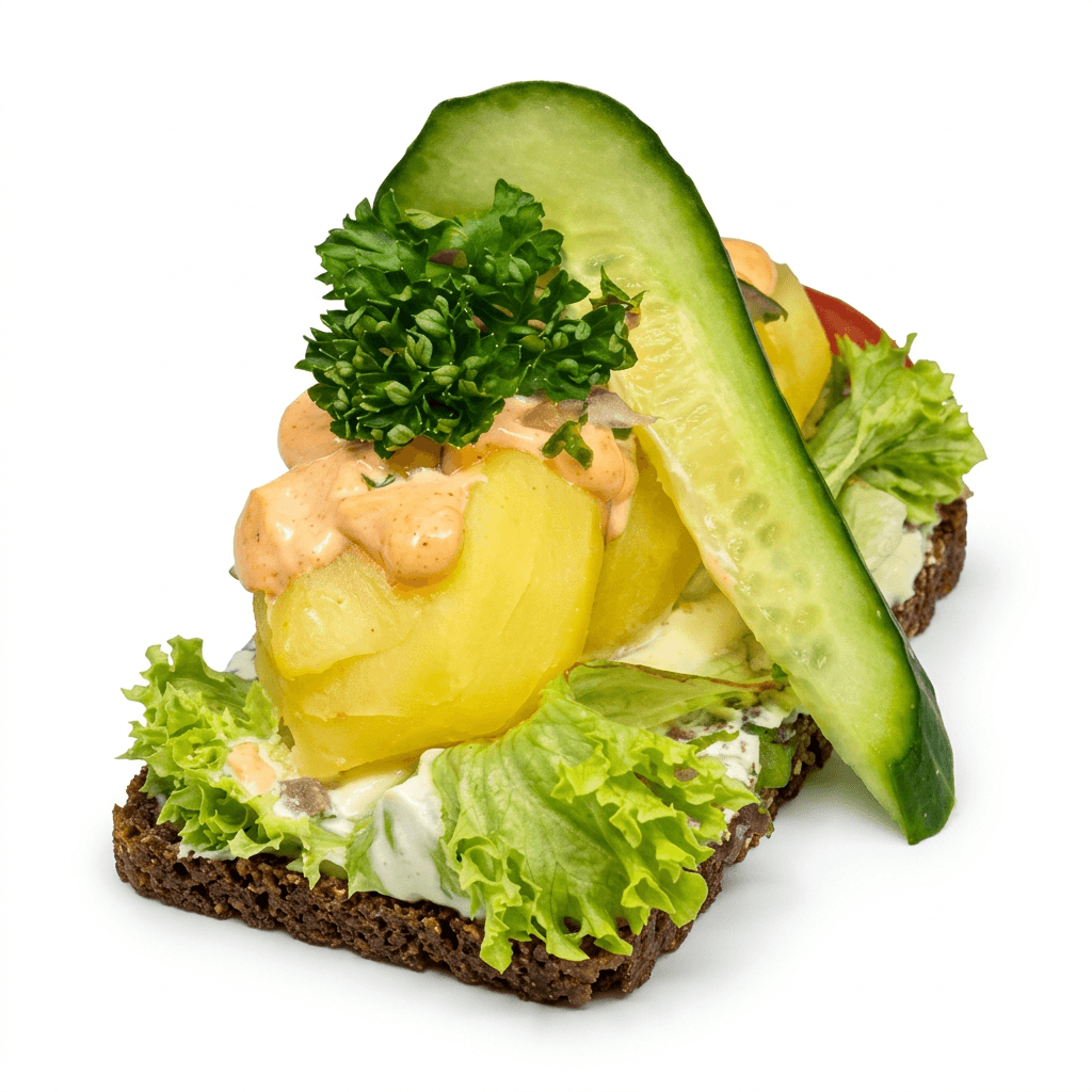 Smørrebrød m. Kartoffel
